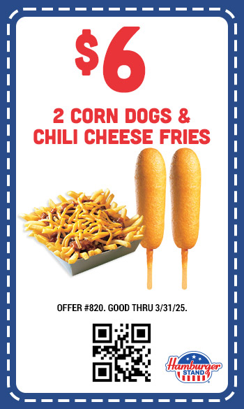 $6 Corn Dogs & Chili Cheese Fries Coupon